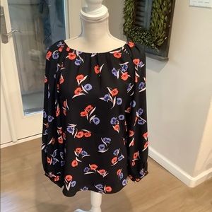 Ann Taylor floral blouse NWT